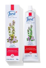 Swiss JUST Crema Herbal Corporal Tomillo Herbal Body Cream Thyme 3.3 oz - 96 gr.