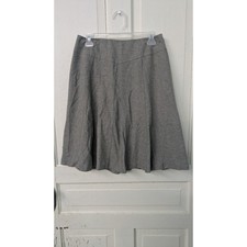 Vintage Talbots Petites Skirt Womens 8 gray