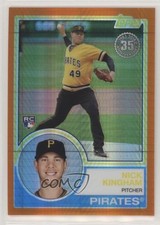 2018 Topps Silver Pack 1983 Design Chrome Orange 25/25 Nick Kingham #149 6p0