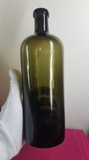 Wonderful JANOS BLACK BITTERS victorian goldfields old bottle very nice 1880's