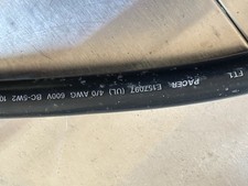 Pacer 4/0 AWG Marine Boat Battery Cable Blac Tinned Copper UL-Rated Sold by Foot