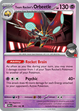 Team Rocket's Orbeetle #89 | DRI | Pokemon | Foil | Mint