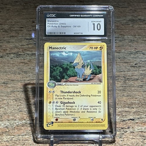 Manectric graded CGC 10 for sale on eBay