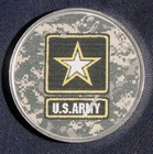 U.S. ARMY Colorized 1 oz .999 Silver Round  Lot 110802