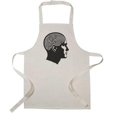 "Mann mit elektronischem Gehirn" Kinder Kochschürze (AP00094114)
