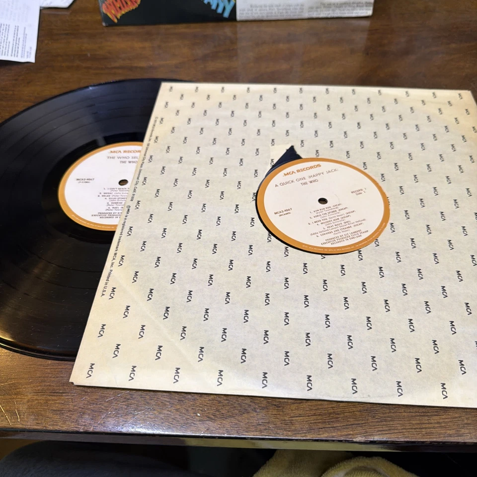 1977 The Who - A Quick One / Sell Out 2x LP Vinyl Record Album MCA2 4067 - Image 2 of 4
