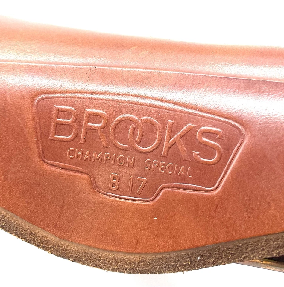 Sillín de cuero Brooks Champion Special B17 hecho a mano en Inglaterra Foto 4 de 4