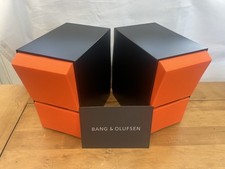 Pair Of Bang & Olufsen Beovox CX50 Speakers/Original Black/Orange Fronts