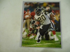 NATRONE MEANS SAN DIEGO CHARGERS #20 AUTOGRAPHED 8X10 PHOTO