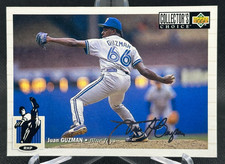 🔥1994 Upper Deck Collector's Choice SILVER SIGNATURE Juan Guzman #120 BLUE JAYS