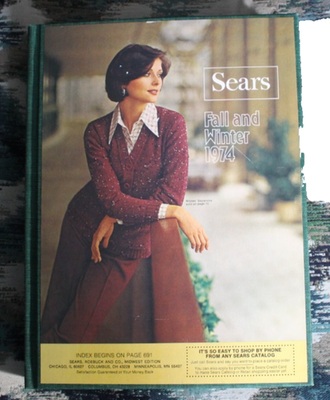 #ad 1974 Sears Fall and Winter Catalog $30.00