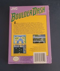 Boulder Dash NES CIB con scatola, manuale, polistirolo (Nintendo Entertainment System)