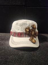 Kbethos Womens Serape Trim Bling Cross Embell...