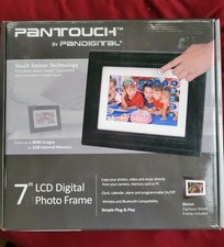 Pandigital Digital Picture Photo Frame PI7002AW 7" LCD Screen 2 Frames  Remote