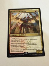 Hardened Academic 194 Rare Secrets of Strixhaven Magic: The Gathering Near Mint