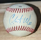 Christian Walker Orioles Diamondbacks Signed Baseball JSA Read
