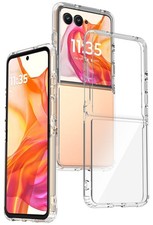 Clear Case for Motorola RAZR ULTRA 2025 Flip Phone - Slim, Transparent