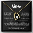 To My Wife Necklace, Gift For Wife, Anniversary Gift For Wife, Necklace For Wife