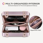 BYOOTIQUE Aluminum Mini Crossbody Bag with Small Travel Case Portable Hard — photo 2