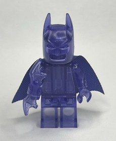 RARE DC Batman genuine LEGO Trans-Purple Satin Prototype Minifigure