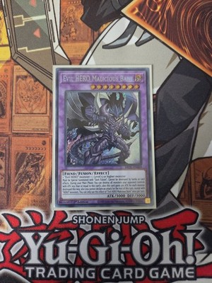 YUGIOH EVIL HERO MALICIOUS BANE BROL-EN069 SECRET 1ST ED NM