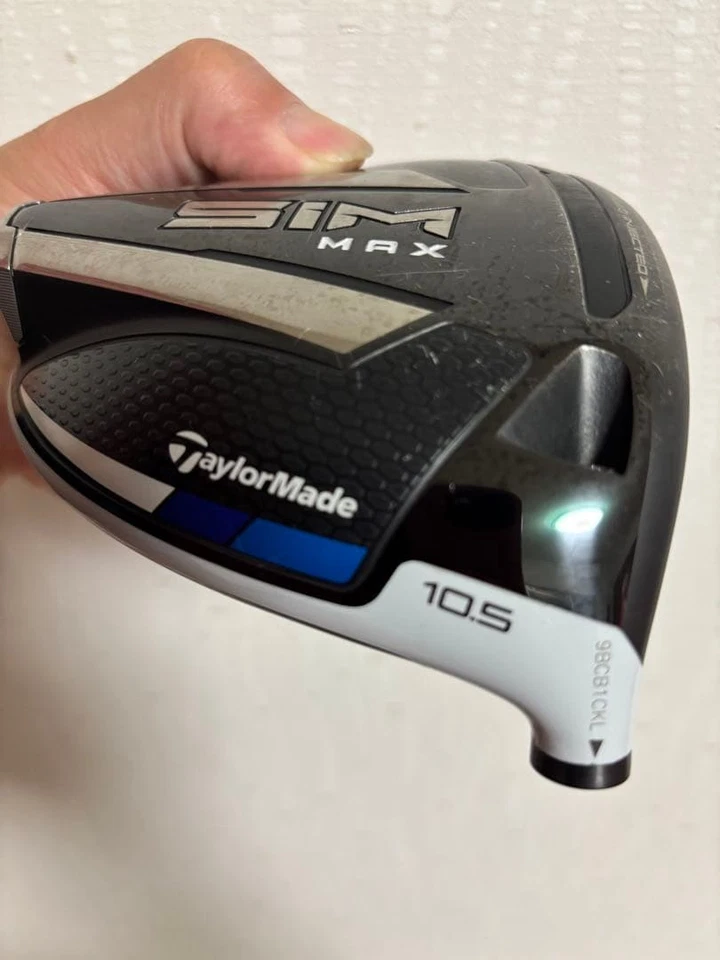 TaylorMade SIM MAX Driver Head Only 10.5 Degree Right-Handed Used #21 - Image 3 of 4