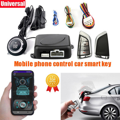 NEW Car Keyless Entry Engine Start Alarm System Push Button Remote Starter