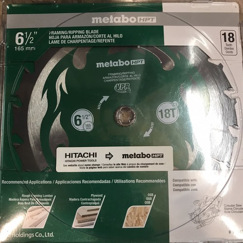 metabo hpt framing blade 6 1/2 “ 18 