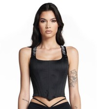  I.AM.GIA SIOBHAN Satin Corset SZ L