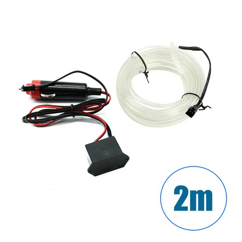 200cm Cold LED Car Interior Decorative Atmosphere Wire Strip Light Accessories - Picture 25 of 27