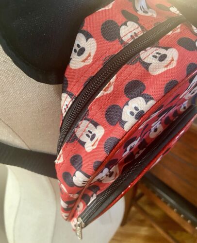 Disney Mickey Mouse Mini Backpack Red/Black Mickey Kids Unisex Womens - Picture 3 of 9