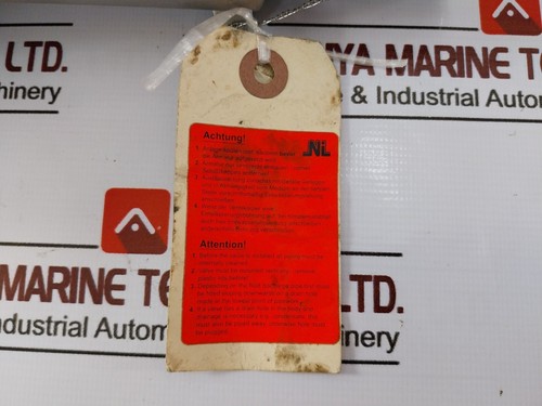 Válvula de alivio de presión Niezgodka TUV-SV-14-940 acero inoxidable tipo 19.2 80 barras - Imagen 8 de 12