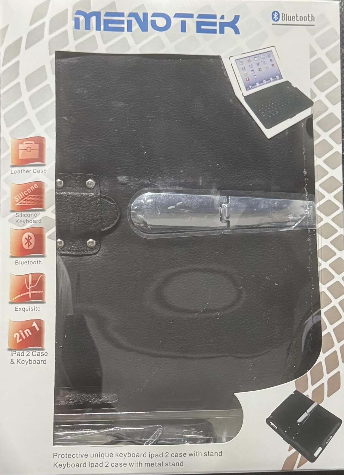 Slim iPad 2 Case with Built-In Keyboard for Enhanced Productivity-image