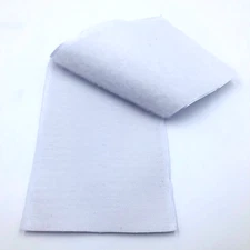 4” x 6” Heavy Duty Patch Hook and Loop Self Adhesive White Inch Large Set