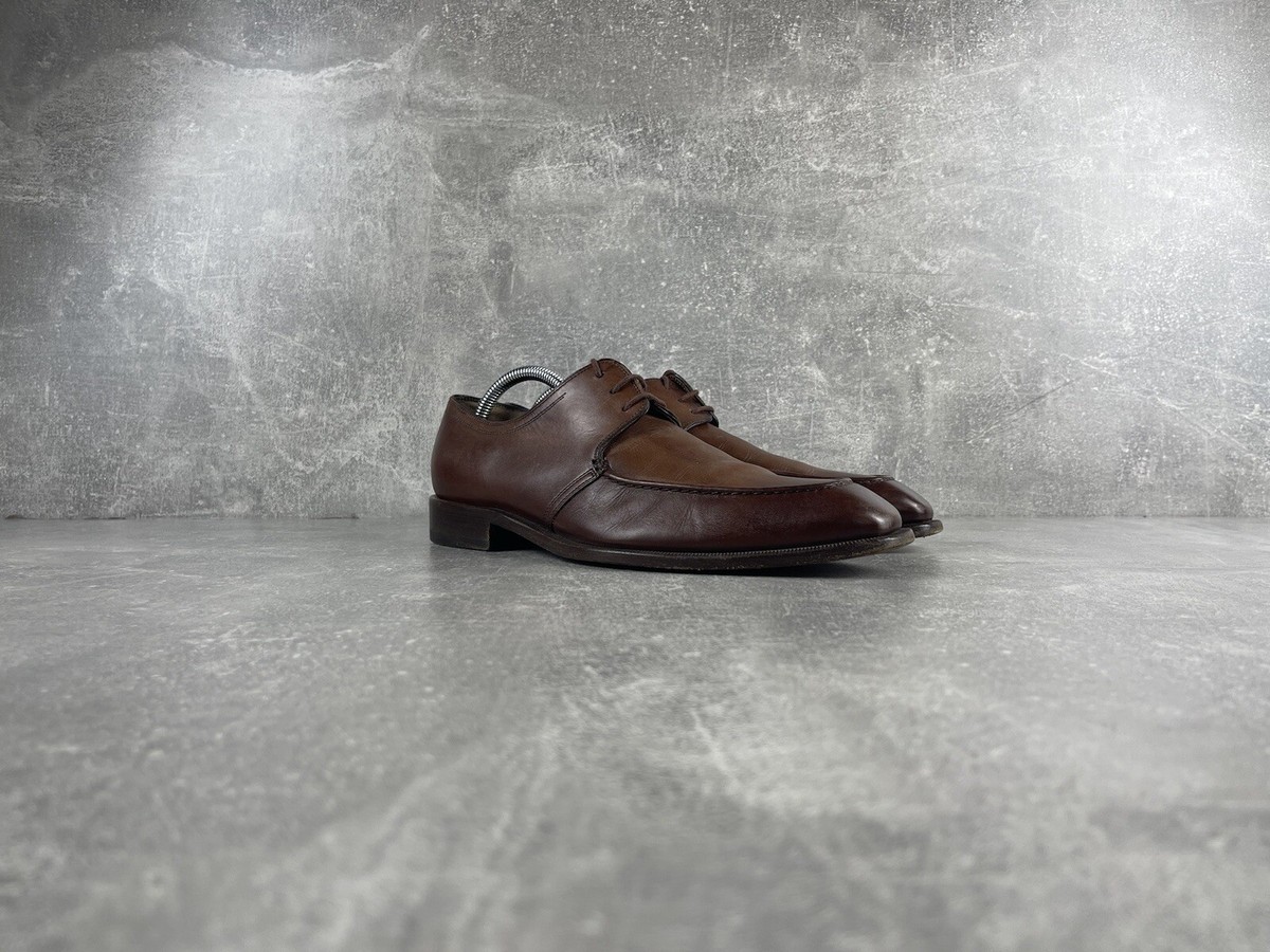 Fratelli Rossetti Brown Luxury Moc Toe Shoes Leather Size UK  display picture 3