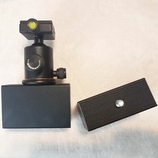 Aluminum Adapter Box For Bog DeathGrip Tripod - Spotting scope Video Camera Ect.