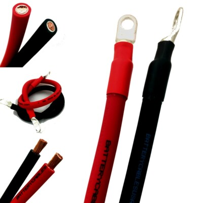 #ad #ad 4 AWG Copper Battery Cable Power Wire Car Marine Inverter RV Solar $73.14