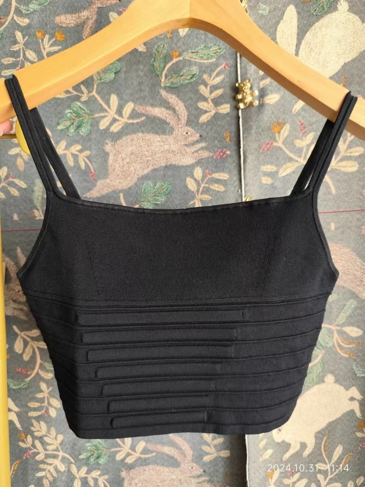 Camiseta sin mangas Dion Lee Corsé Gris Talla AUS M/US 6 NUEVA SIN ETIQUETAS Foto 4 de 4