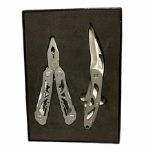 HUSKY 2-Pack Multi-Tool & Folding Knife Set Mint Condition
