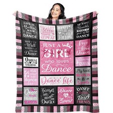 Dance Recital Gifts for Girls Teens Ballet Gifts for Her Dance Blanket 60"x50"