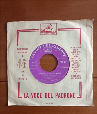  Orchester Bruno Martino - Le Case / Cammina La Voce Del Padrone - 7MQ 1557 45Gi