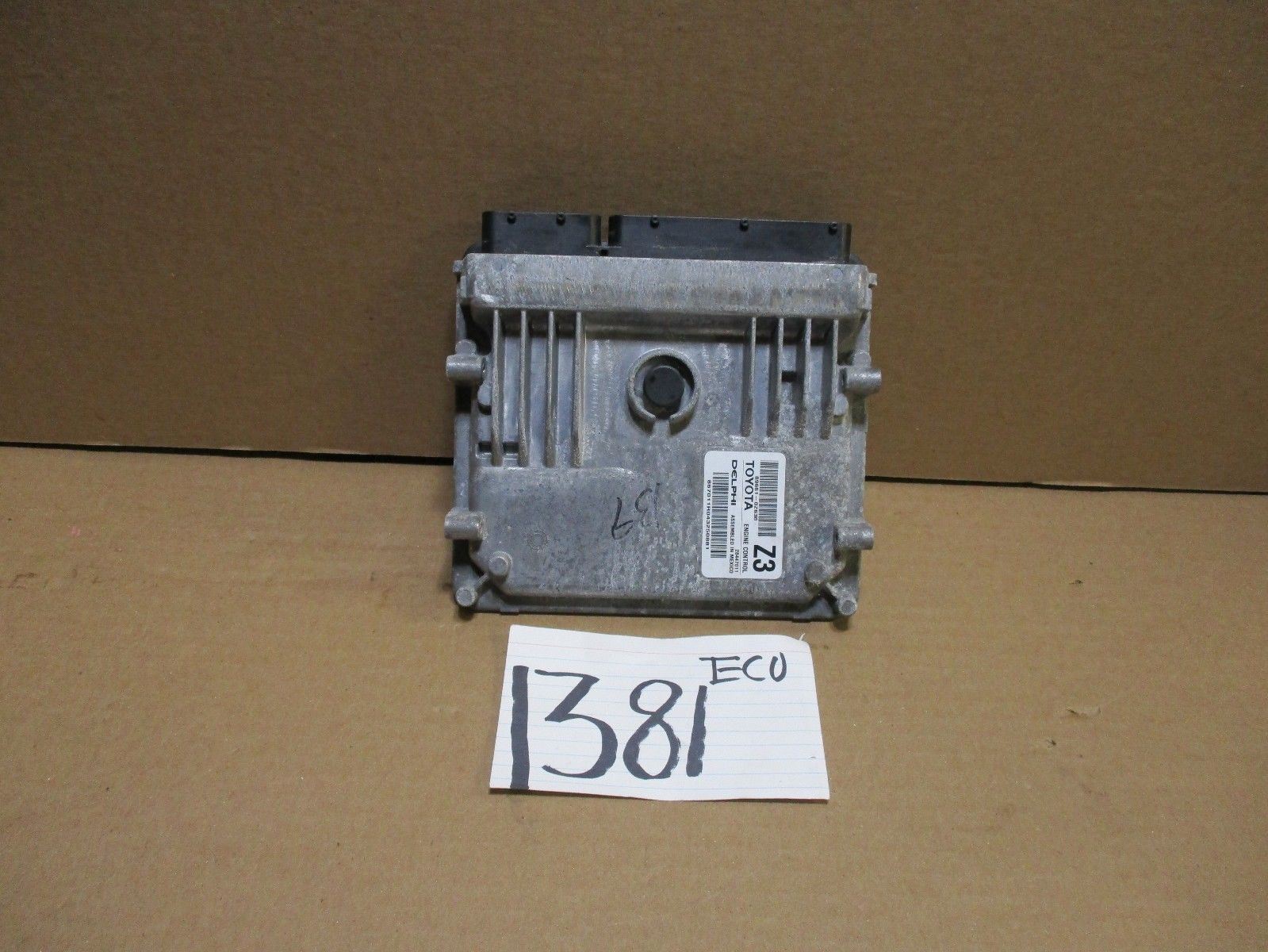 2014 2015 Toyota Corolla #1381 Engine Computer ECM ECU 89661-0Z630 