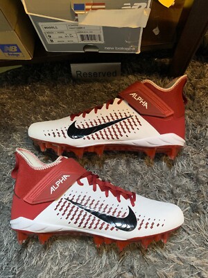 Nike Alpha Menace Pro 2 Mid Football Cleats New BV3945-106 Alabama Men\'s size 14 s-l400.jpg main image 3
