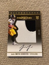 Juju Smith Schuster 2017 preferred silhouettes patch auto autograph #90 23/49
