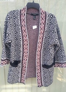 red kimono cardigan