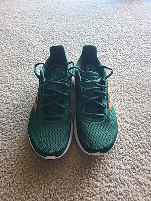 Adidas Supernova University Miami Hurricanes Running Shoes Mens 8.5 US H01295