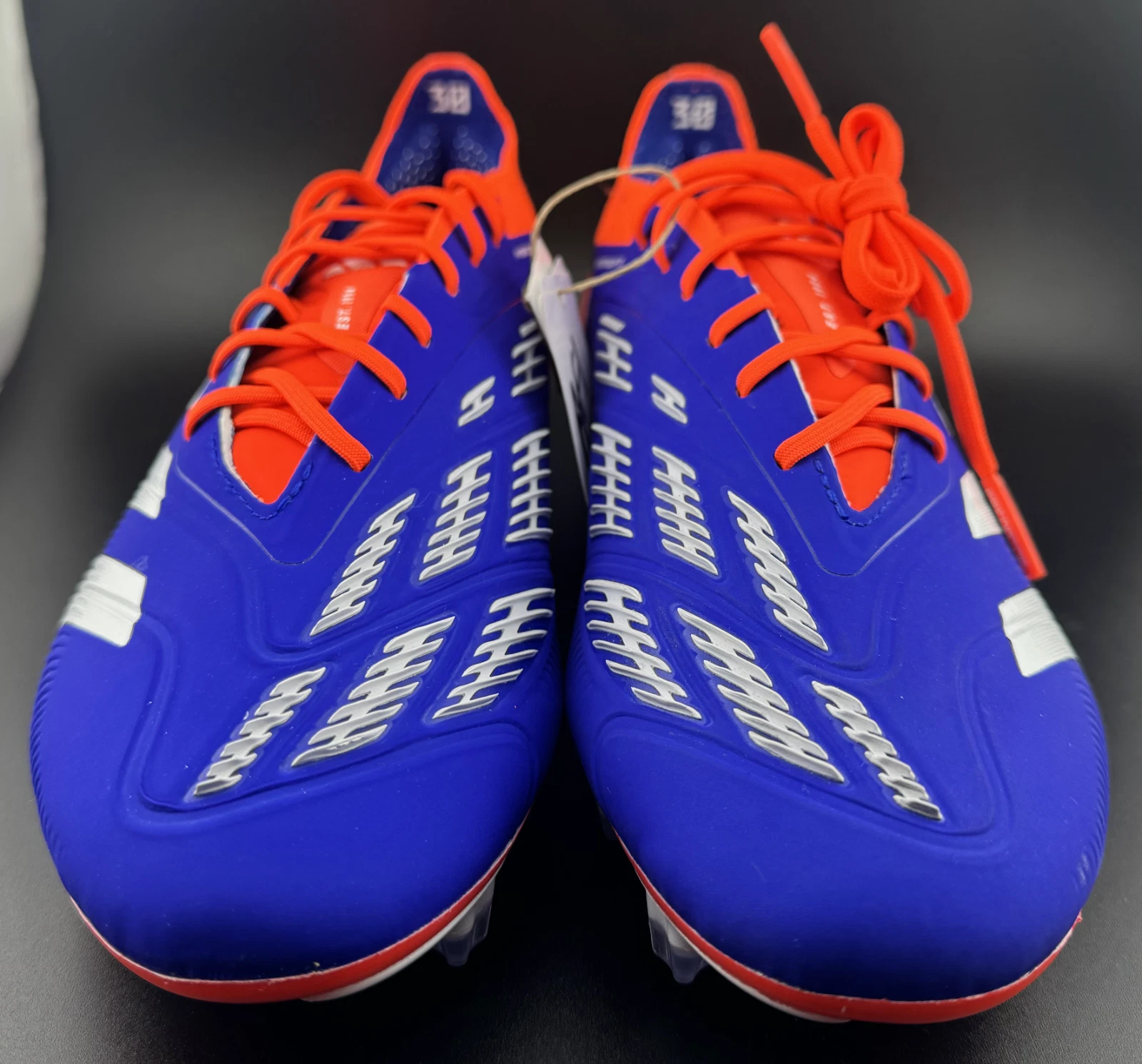 Men's Adidas Predator Elite FG Orange Blue Soccer Cleats IF8867