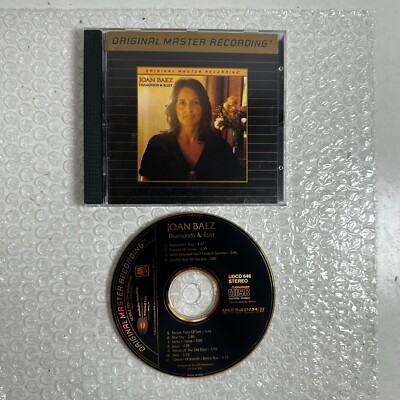 Joan Baez - Diamonds & Rust MFSL 24KT Gold Original Master Audio CD