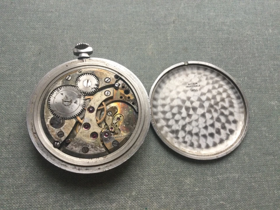 Roamer Swiss Made pocket watch does Not work - Image 4 of 4