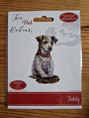 Highlight Crafts zwei rote Rotkehlchen ''Teddy'' Stanzschablone